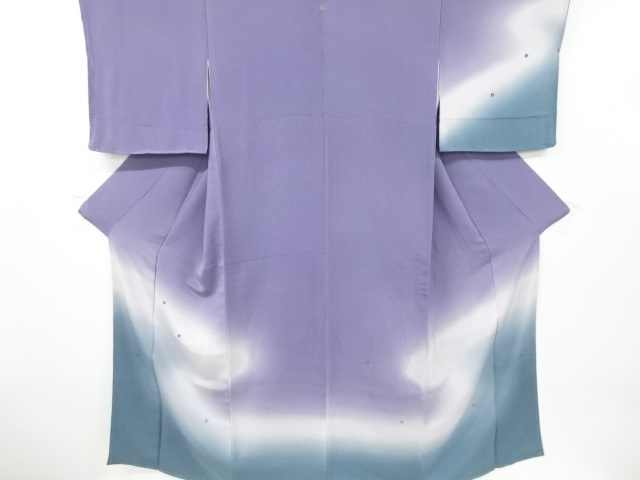 JAPANESE KIMONO / VINTAGE HOMONGI / ONE CREST / CHIRIMEN / HIROSHI HORI